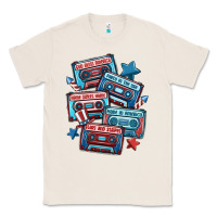 Natural usa america cassette tapes Classic Tee - MaliasSmallBusiness