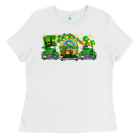 White st patricks trucks Ladies Tee - FaDigitalArtStudio