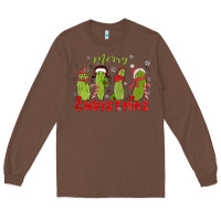 Chestnut Pickle Merry Christmas Long Sleeve Tee - MaliasSmallBusiness