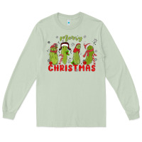 Matcha Pickle Merry Christmas Long Sleeve Tee - MaliasSmallBusiness
