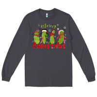 Smoke Pickle Merry Christmas Long Sleeve Tee - MaliasSmallBusiness