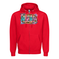 Red Best Nana Ever! Zipper Hoodie - Bettercallsaul