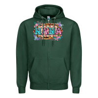 Sports Green Best Nana Ever! Zipper Hoodie - Bettercallsaul