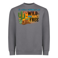Storm if i was a cowgirl i d be wild and free Heavyweight Sweatshirt - MaliasSmallBusiness