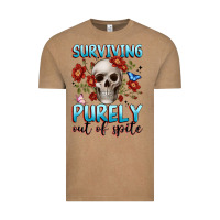 Vintage Coffee surviving purely out of spite Vintage Tee - JahusDesignShop