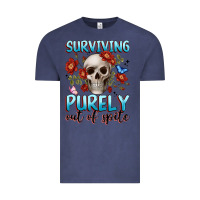 Vintage Denim surviving purely out of spite Vintage Tee - JahusDesignShop