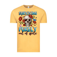 Vintage Mustard surviving purely out of spite Vintage Tee - JahusDesignShop