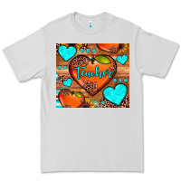 Dove Grey teacher hearts Premium Tee - JahusDesignShop