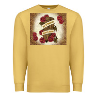 Antique Gold fear is temporary regret is forever Premium Sweatshirt - TumblerDesignByShophia