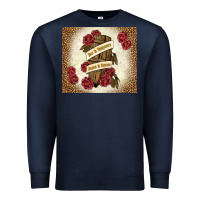 Navy fear is temporary regret is forever Premium Sweatshirt - TumblerDesignByShophia