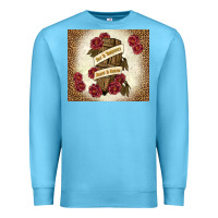 Ocean Blue fear is temporary regret is forever Premium Sweatshirt - TumblerDesignByShophia