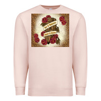 Pale Pink fear is temporary regret is forever Premium Sweatshirt - TumblerDesignByShophia