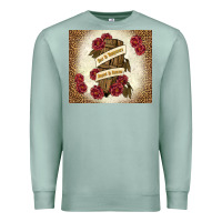 Seafoam fear is temporary regret is forever Premium Sweatshirt - TumblerDesignByShophia