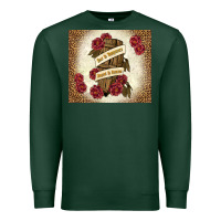 Sports Green fear is temporary regret is forever Premium Sweatshirt - TumblerDesignByShophia