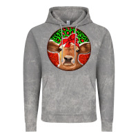 Cloud Rock Christmas Cow Vintage Hoodie - Jasminsmagicworld