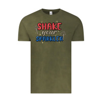 Vintage Olive 4th of july america shake your sparkler Vintage Tee - MaliasSmallBusiness