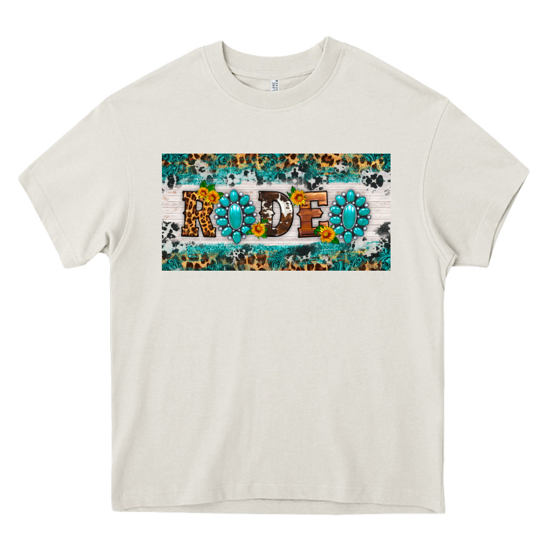 Rodeo License Plate Heavy Core Tee by HRA Design Shop | Teevron