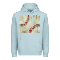 Blue Mist dirty baseball pattern Premium Hoodie - TumblerDesignByShophia