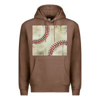 Chestnut dirty baseball pattern Premium Hoodie - TumblerDesignByShophia