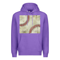 Purple dirty baseball pattern Premium Hoodie - TumblerDesignByShophia