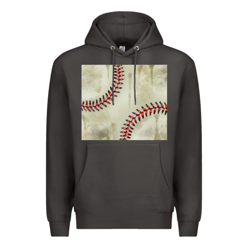 Dirty Baseball Pattern Premium Hoodie by TumblerDesignByShophia | Teevron