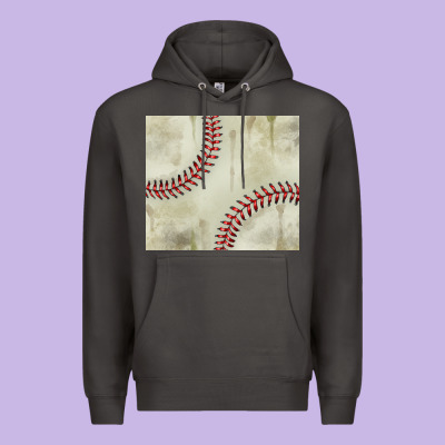 Dirty Baseball Pattern Premium Hoodie Designed By Tumblerdesignbyshophia