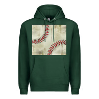 Sports Green dirty baseball pattern Premium Hoodie - TumblerDesignByShophia