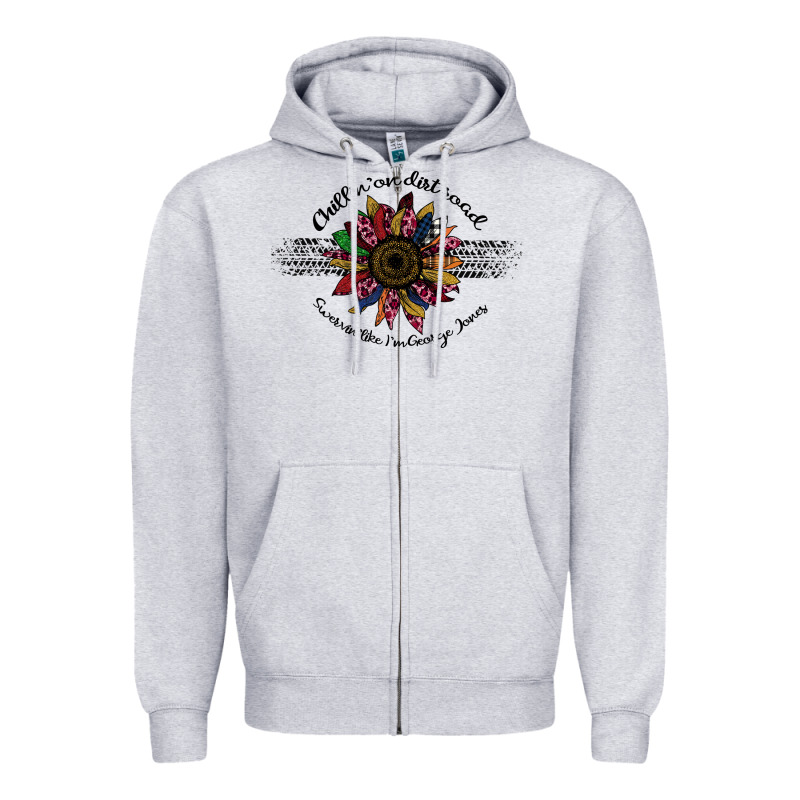 Chillin' On A Dirt Road Laid Back Swervin' Like Zipper Hoodie by Bettercallsaul | Teevron