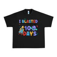Black i blasted my way through 100 days Urban Heavy Tee - MaliasSmallBusiness