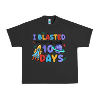 Pigment Black i blasted my way through 100 days Urban Heavy Tee - MaliasSmallBusiness