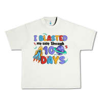 Pistachio i blasted my way through 100 days Urban Heavy Tee - MaliasSmallBusiness