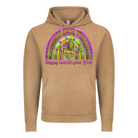 Happy Mardi Gras Y'all Rainbow Vintage Hoodie | Teevron