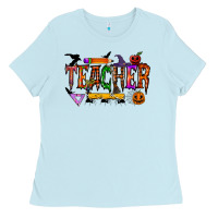 Baby Blue teacher halloween Ladies Tee - RacoonDesign