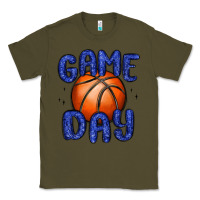 Army Green game day basketball Classic Tee - MaliasSmallBusiness