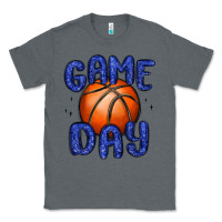 Charcoal Heather game day basketball Classic Tee - MaliasSmallBusiness