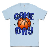 Dusty Blue game day basketball Classic Tee - MaliasSmallBusiness