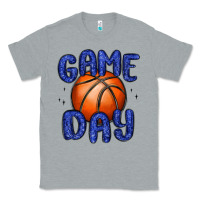 Heather Grey game day basketball Classic Tee - MaliasSmallBusiness