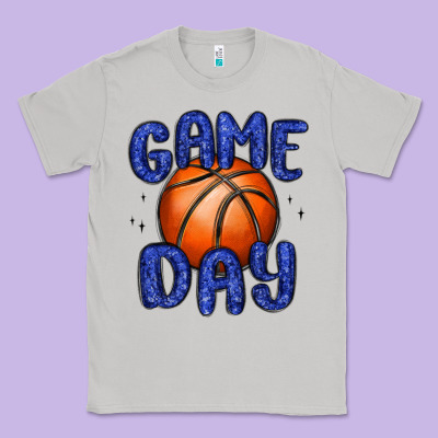 Game Day Basketball Classic Tee Designed By Maliassmallbusiness