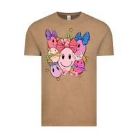 Vintage Coffee soft pink easter Vintage Tee - MaliasSmallBusiness