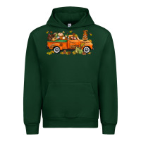 Forest Green thanksgiving truck with gnome bbs Urban Hoodie - BundleAndBundleShop