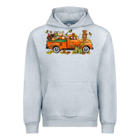 Heather Grey thanksgiving truck with gnome bbs Urban Hoodie - BundleAndBundleShop