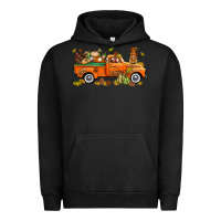 Pigment Black thanksgiving truck with gnome bbs Urban Hoodie - BundleAndBundleShop