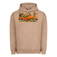 Pigment Burro thanksgiving truck with gnome bbs Urban Hoodie - BundleAndBundleShop