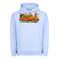 Pigment Grape Ice thanksgiving truck with gnome bbs Urban Hoodie - BundleAndBundleShop