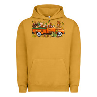 Pigment Peanut Butter thanksgiving truck with gnome bbs Urban Hoodie - BundleAndBundleShop