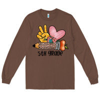 Chestnut peace love 5th grade Long Sleeve Tee - JahusDesignShop