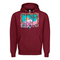 Burgundy mama tried Zipper Hoodie - Bettercallsaul