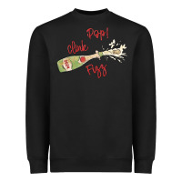 Black cheers to the new year Heavyweight Sweatshirt - MaliasSmallBusiness
