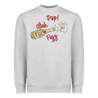 Heather Grey cheers to the new year Heavyweight Sweatshirt - MaliasSmallBusiness