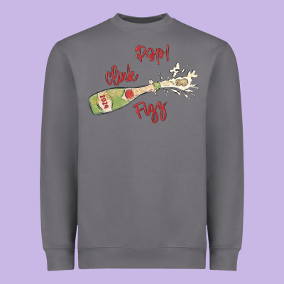 Cheers To The New Year Heavyweight Sweatshirt Designed By Maliassmallbusiness